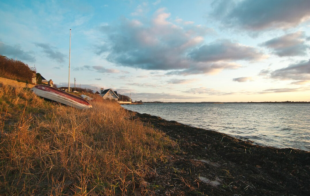 danish fjord landscape